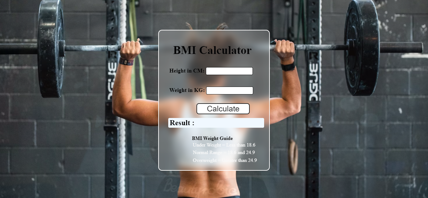 BMI Calculator
